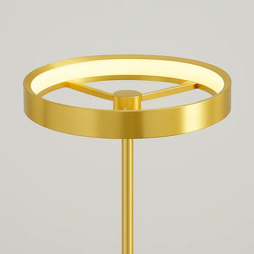 Aureon Ring Lampe - Gylden Ramme - Cirkulær Skærm