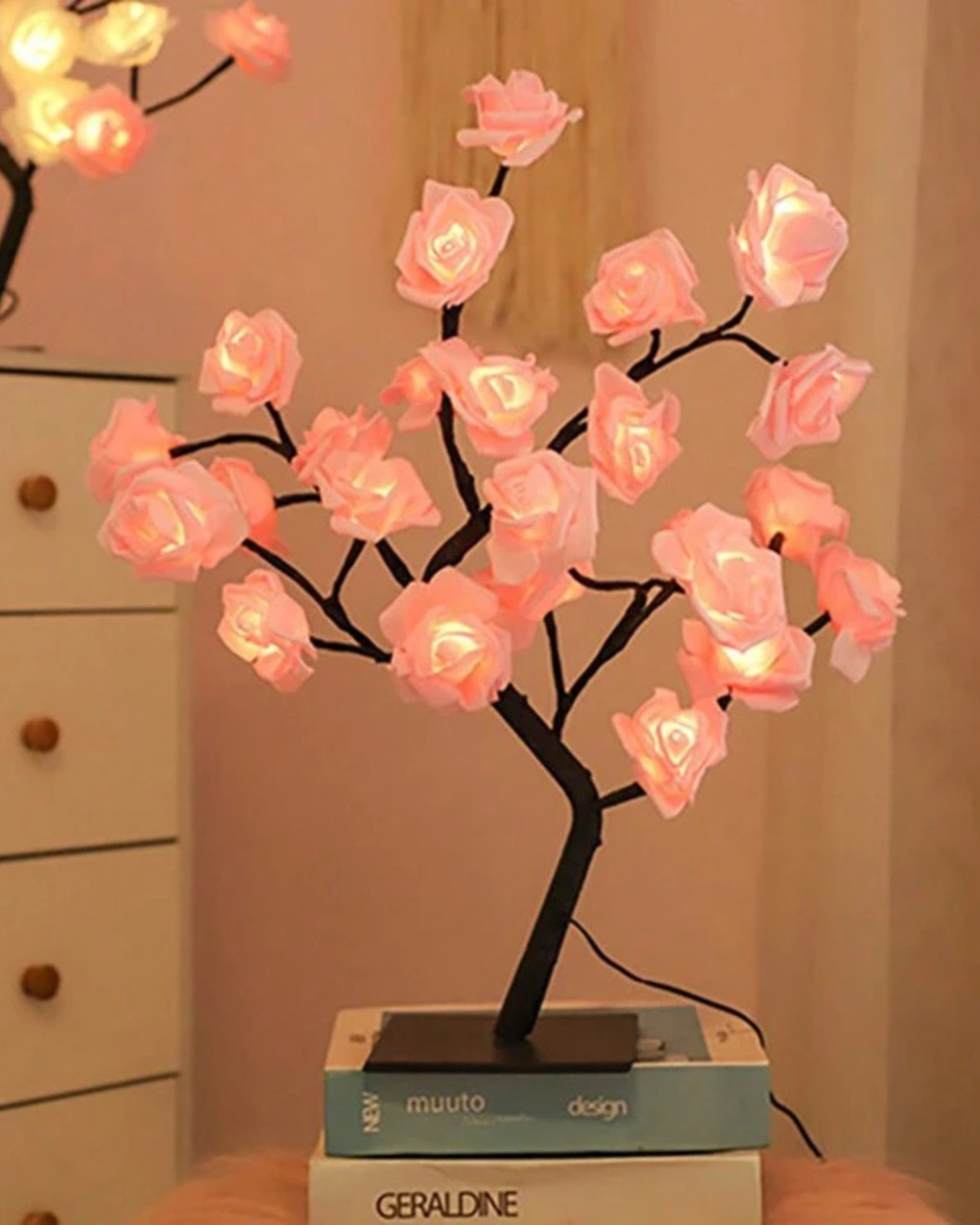 Blomsterbordlampe – Dekorativ lampe – Moderne accent