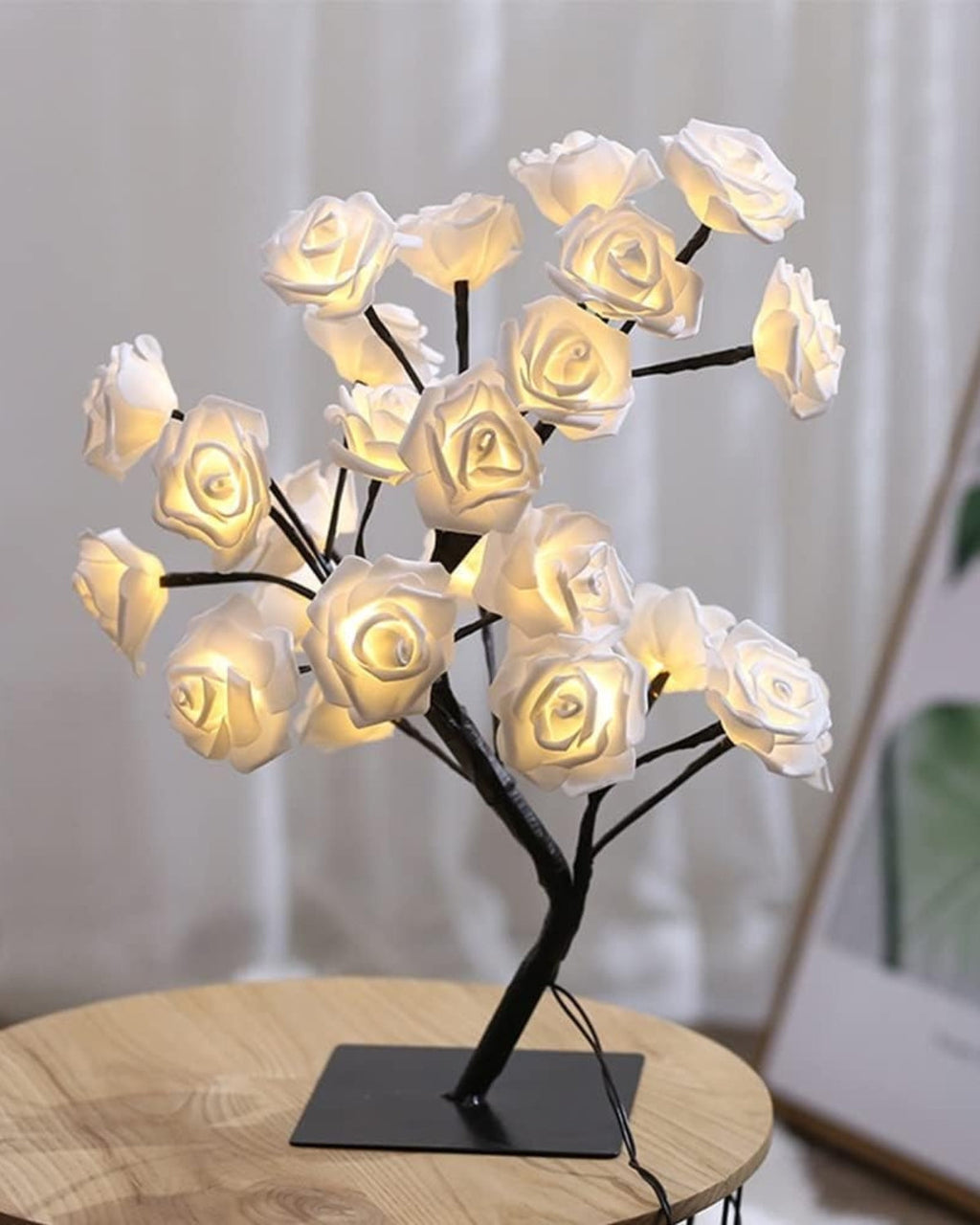 Blomsterbordlampe – Dekorativ lampe – Moderne accent