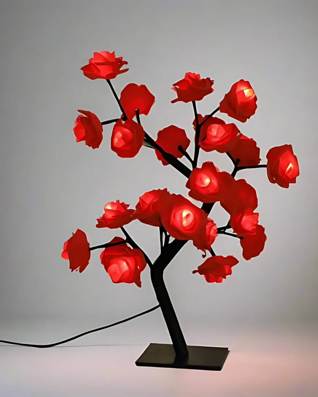 Blomsterbordlampe – Dekorativ lampe – Moderne accent