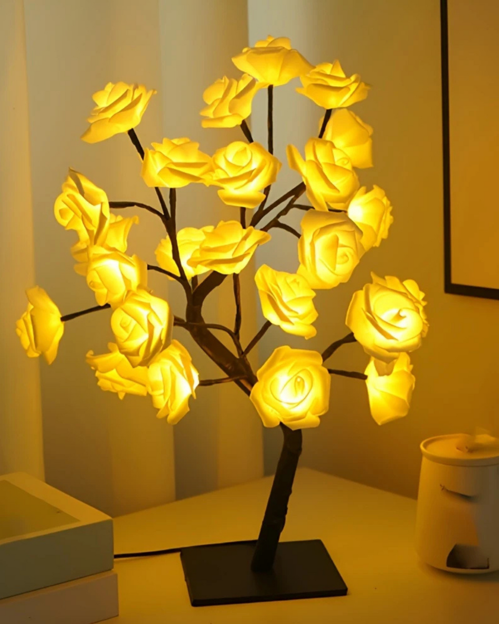 Blomsterbordlampe – Dekorativ lampe – Moderne accent