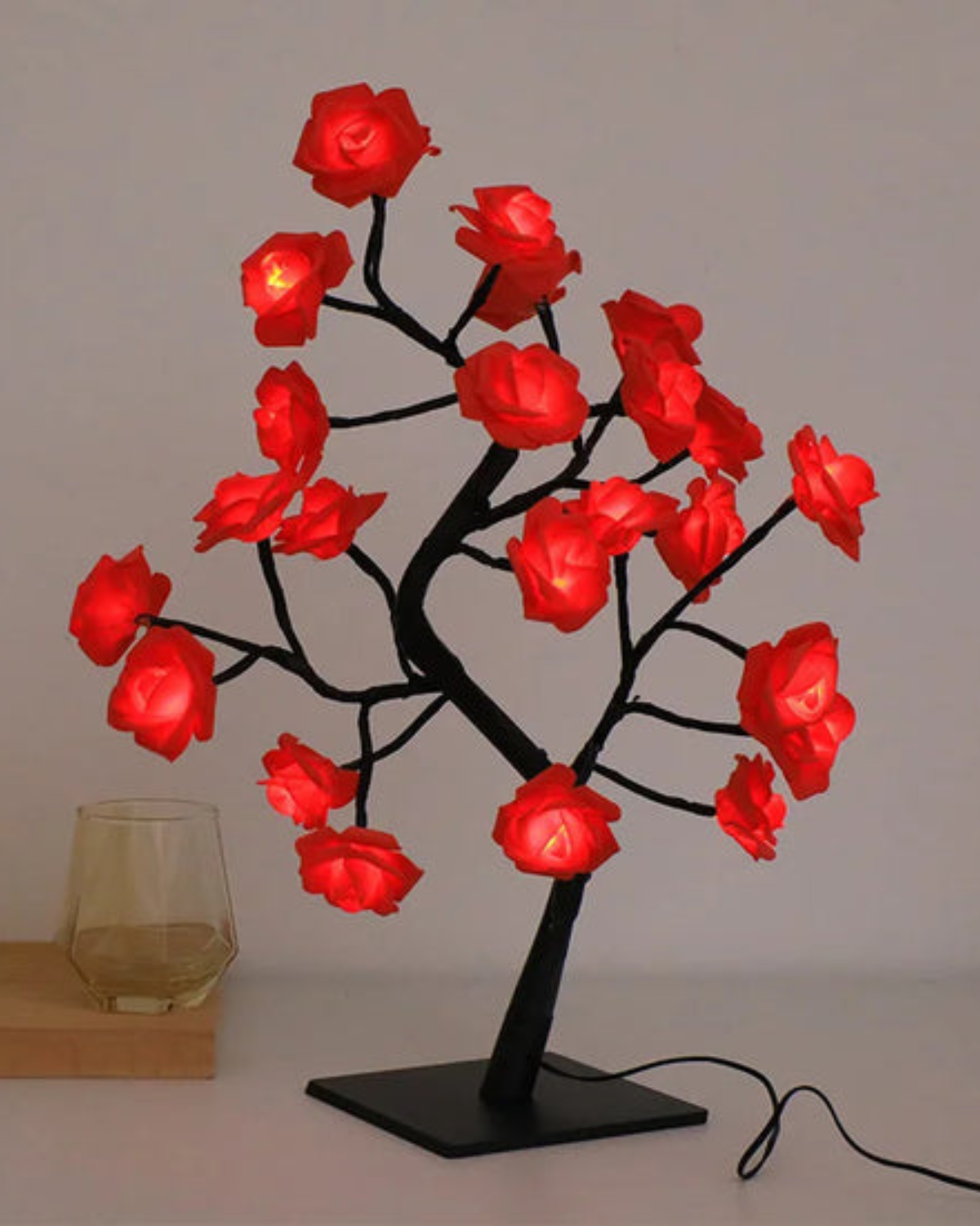 Blomsterbordlampe – Dekorativ lampe – Moderne accent