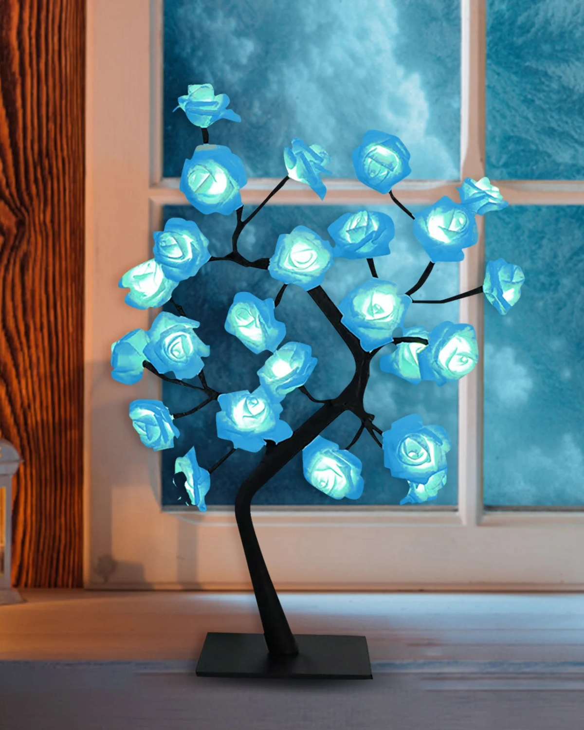 Blomsterbordlampe – Dekorativ lampe – Moderne accent