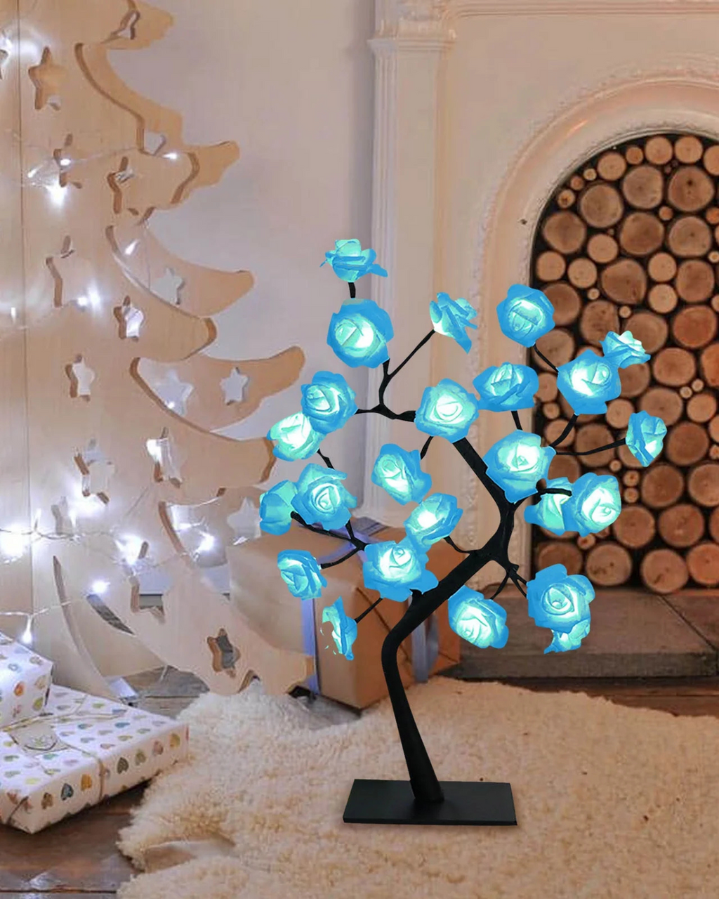 Blomsterbordlampe – Dekorativ lampe – Moderne accent