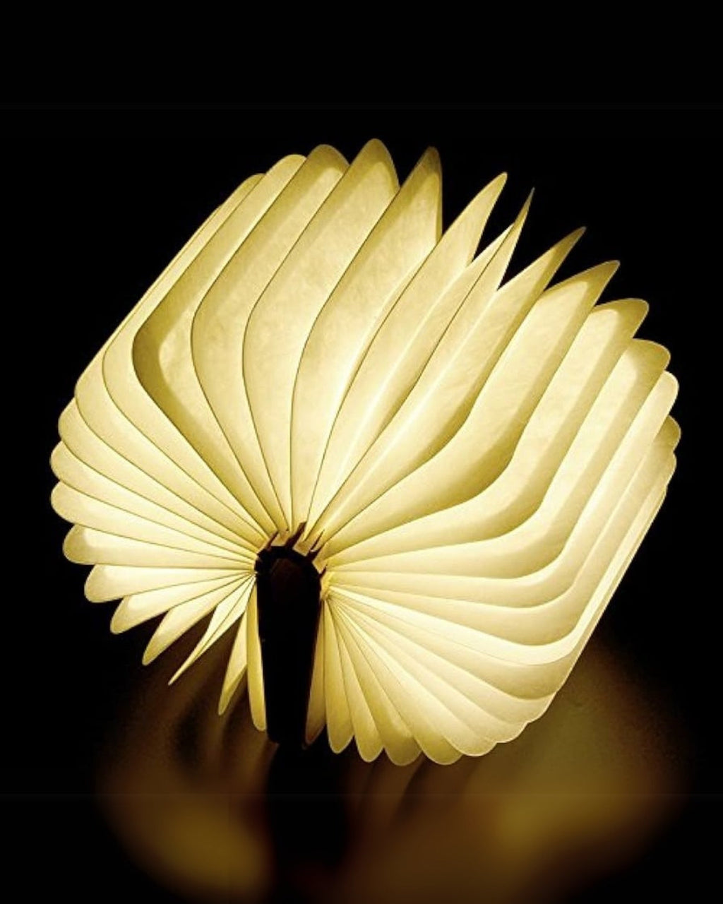 Boglampe - Sammenklappelig design - LED lys