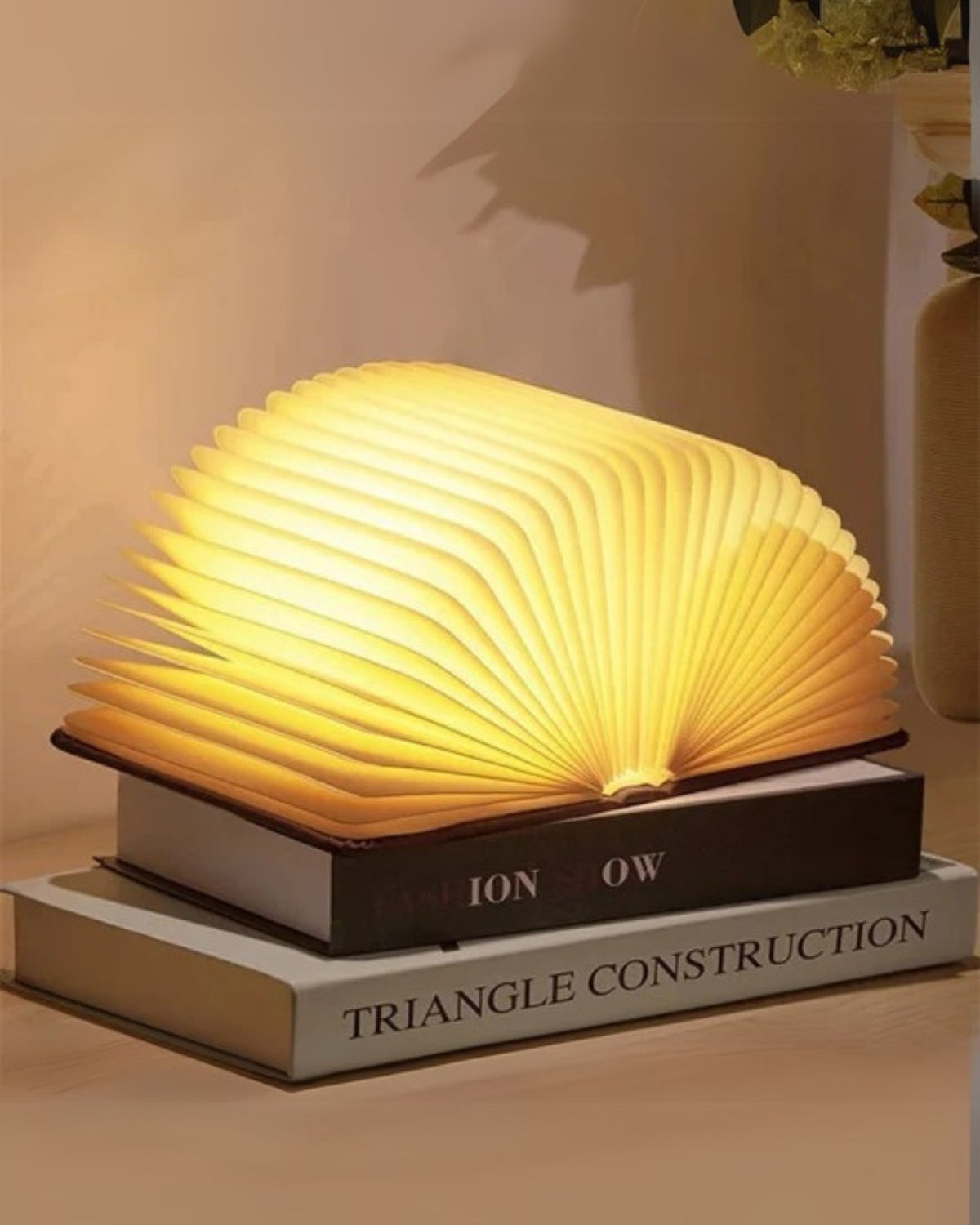 Boglampe - Sammenklappelig design - LED lys