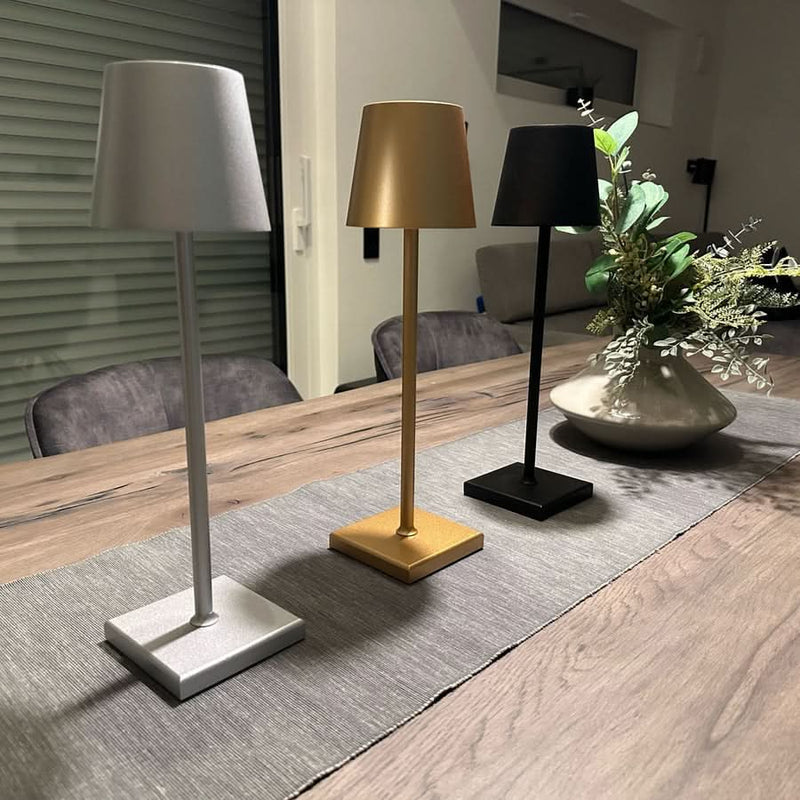 Bordlampe - LED Genopladelig - Minimalistisk Design