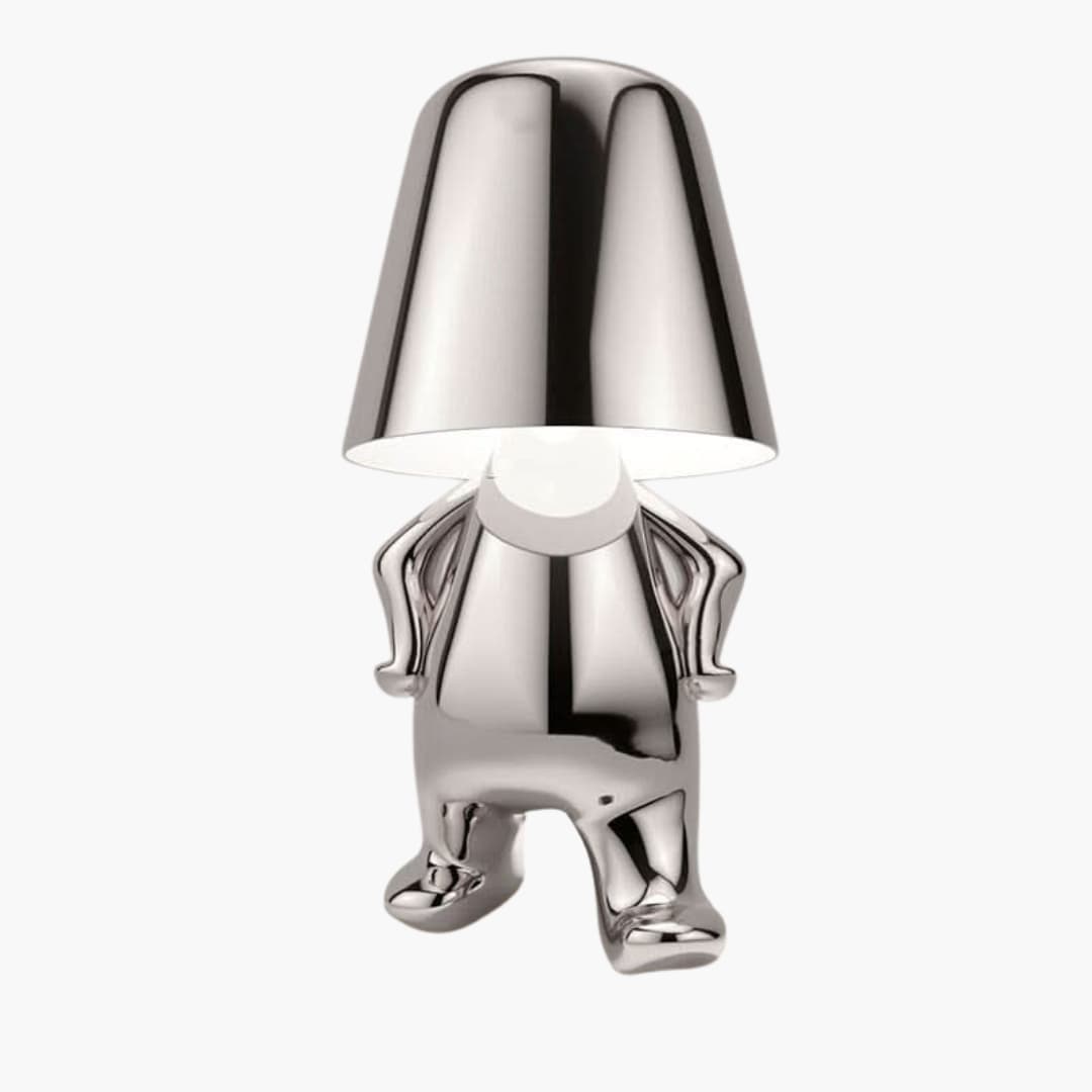 Bordlampe - Skulpturelt Design - Genopladeligt LED Lys