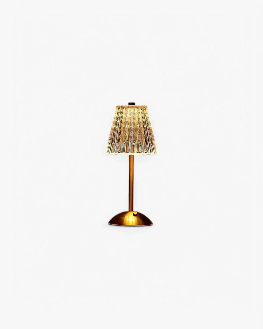 Bordlampe - Gylden Finish - Moderne Design