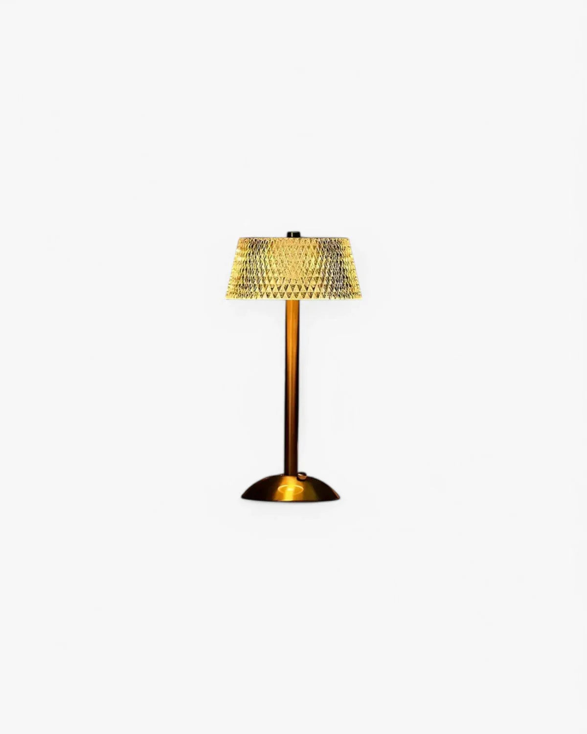 Bordlampe - Gylden Finish - Moderne Design