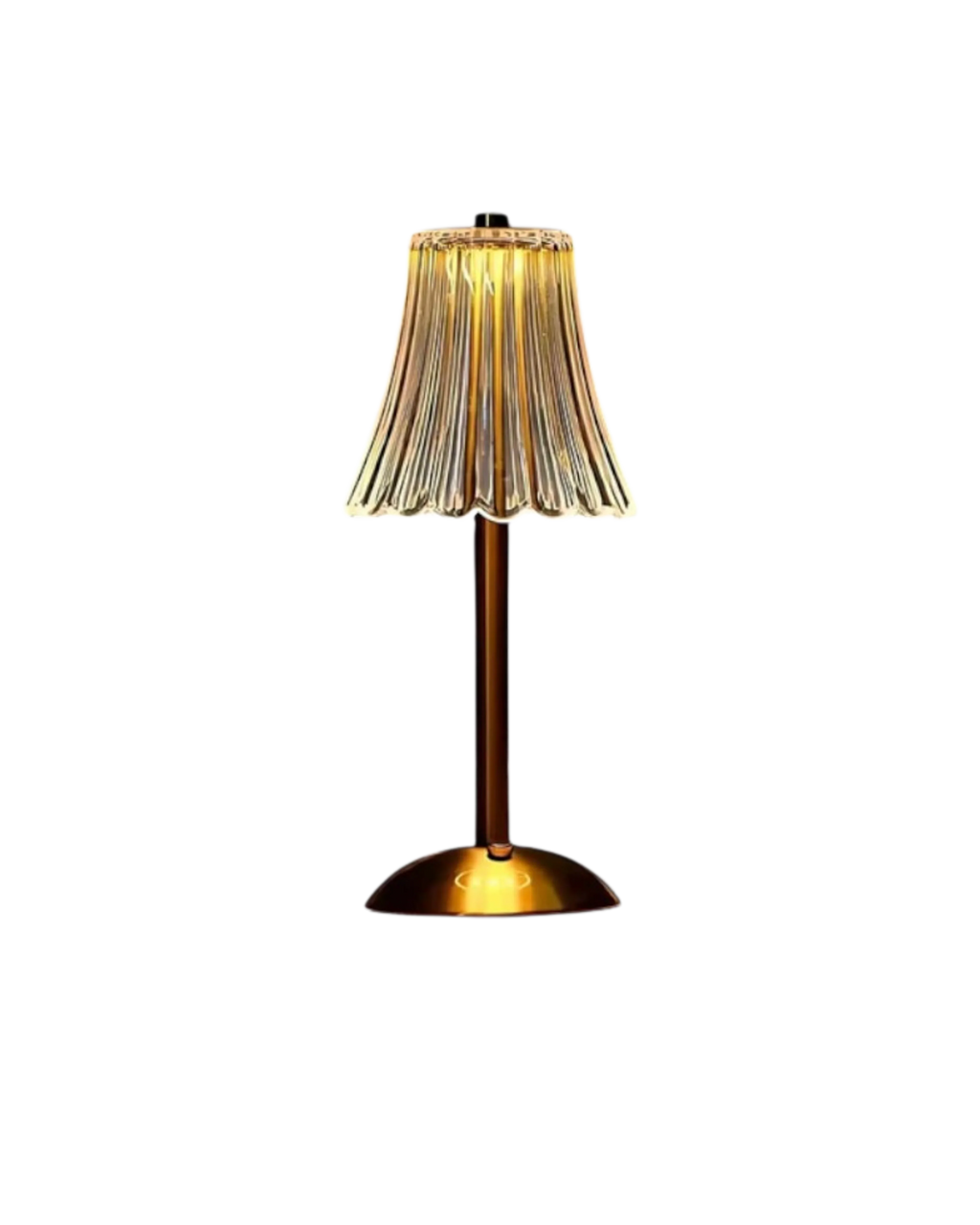 Bordlampe - Gylden Finish - Moderne Design