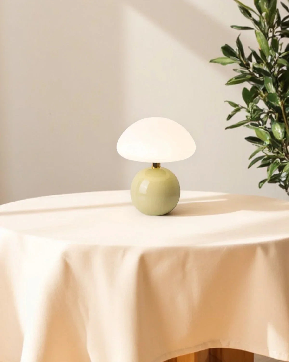 Bordlampe - Keramisk Base - Ambient Belysning