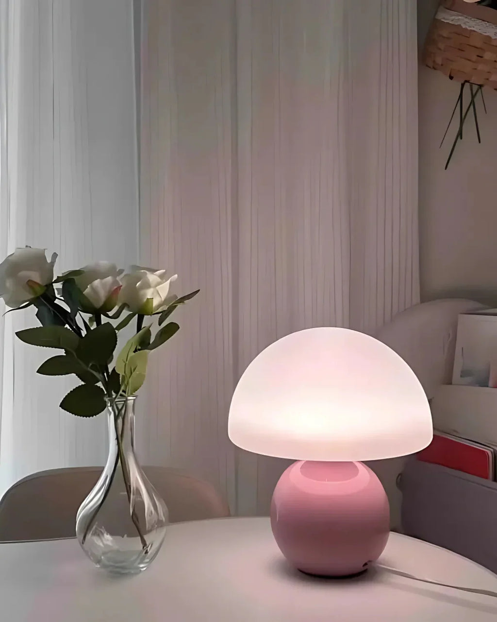 Bordlampe - Keramisk Base - Ambient Belysning