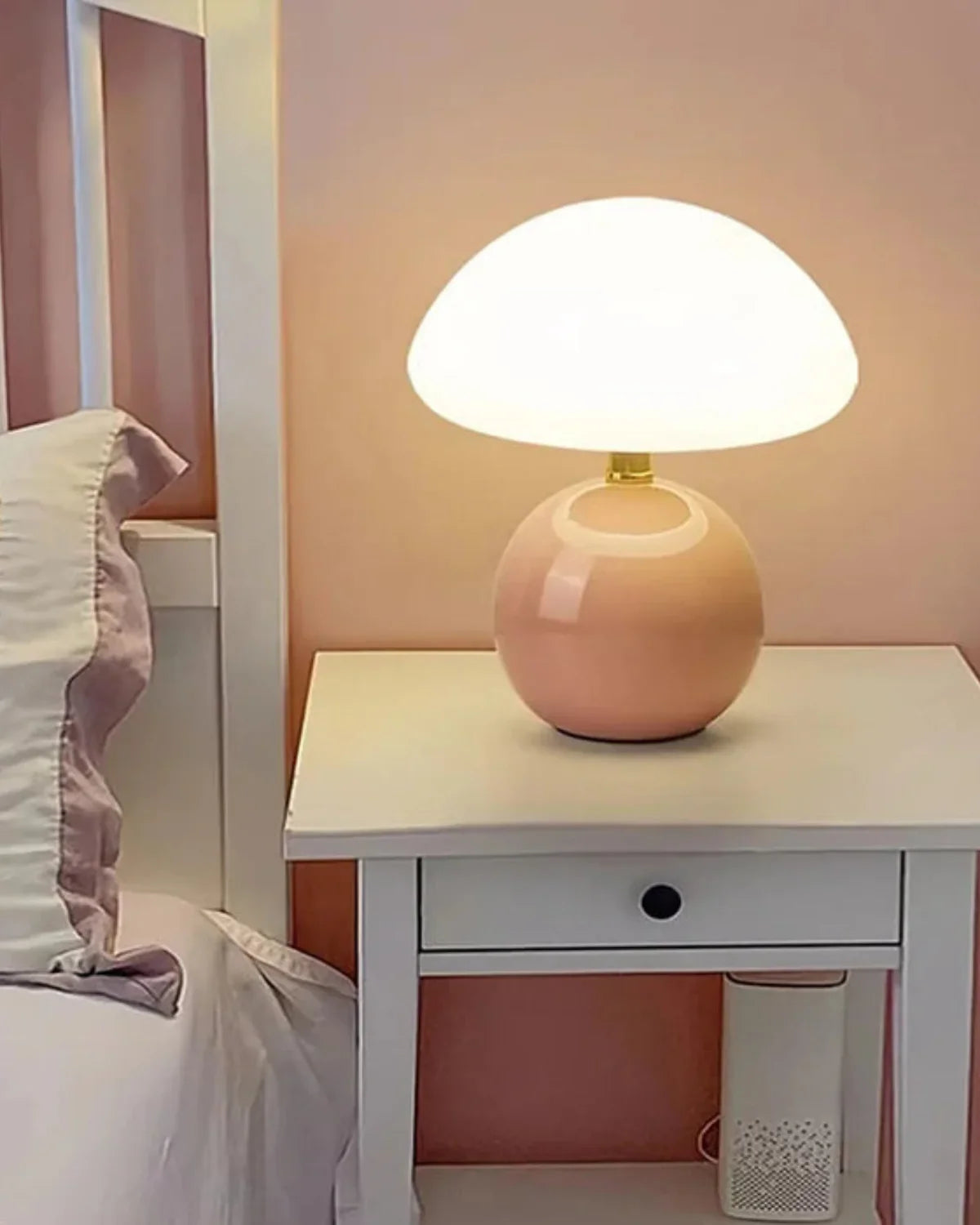 Bordlampe - Keramisk Base - Ambient Belysning