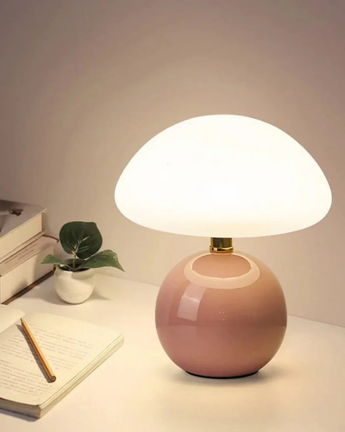 Bordlampe - Keramisk Base - Ambient Belysning