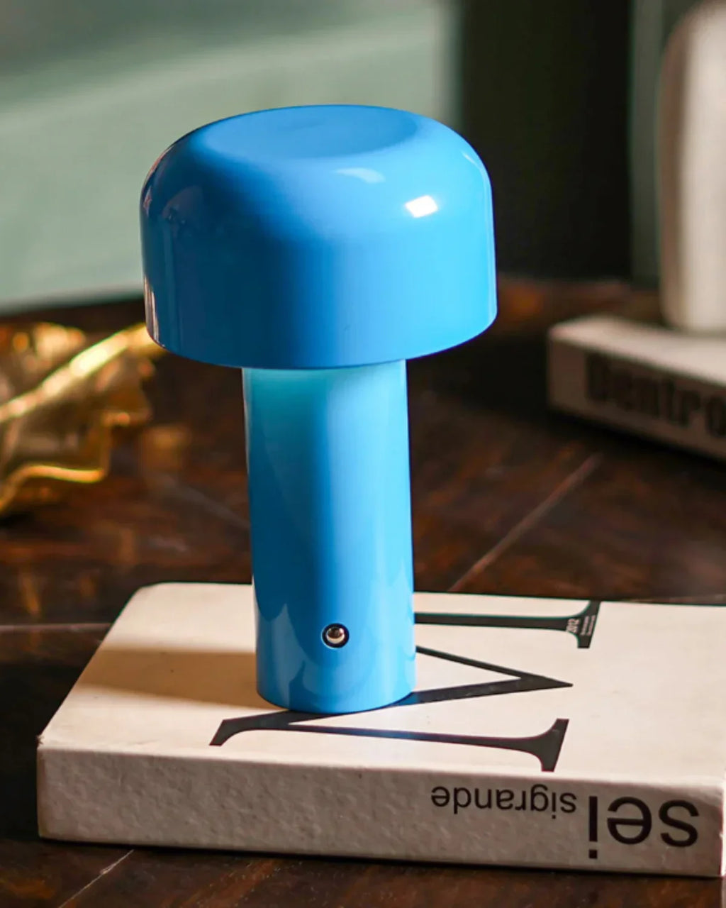 Bordlampe - Klokkeform - Genopladeligt Lys