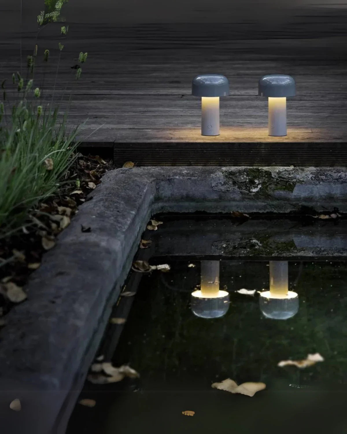 Bordlampe - Klokkeform - Genopladeligt Lys