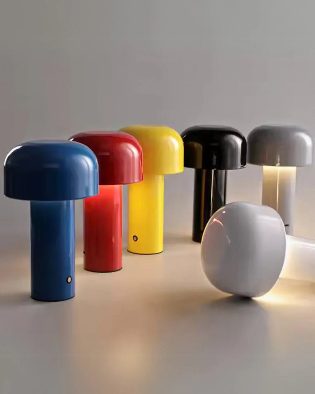 Bordlampe - Klokkeform - Genopladeligt Lys