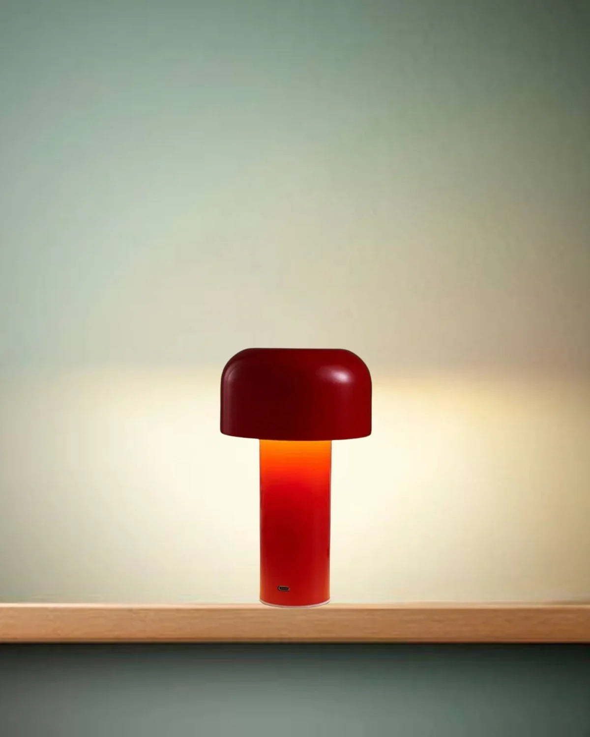 Bordlampe - Klokkeform - Genopladeligt Lys