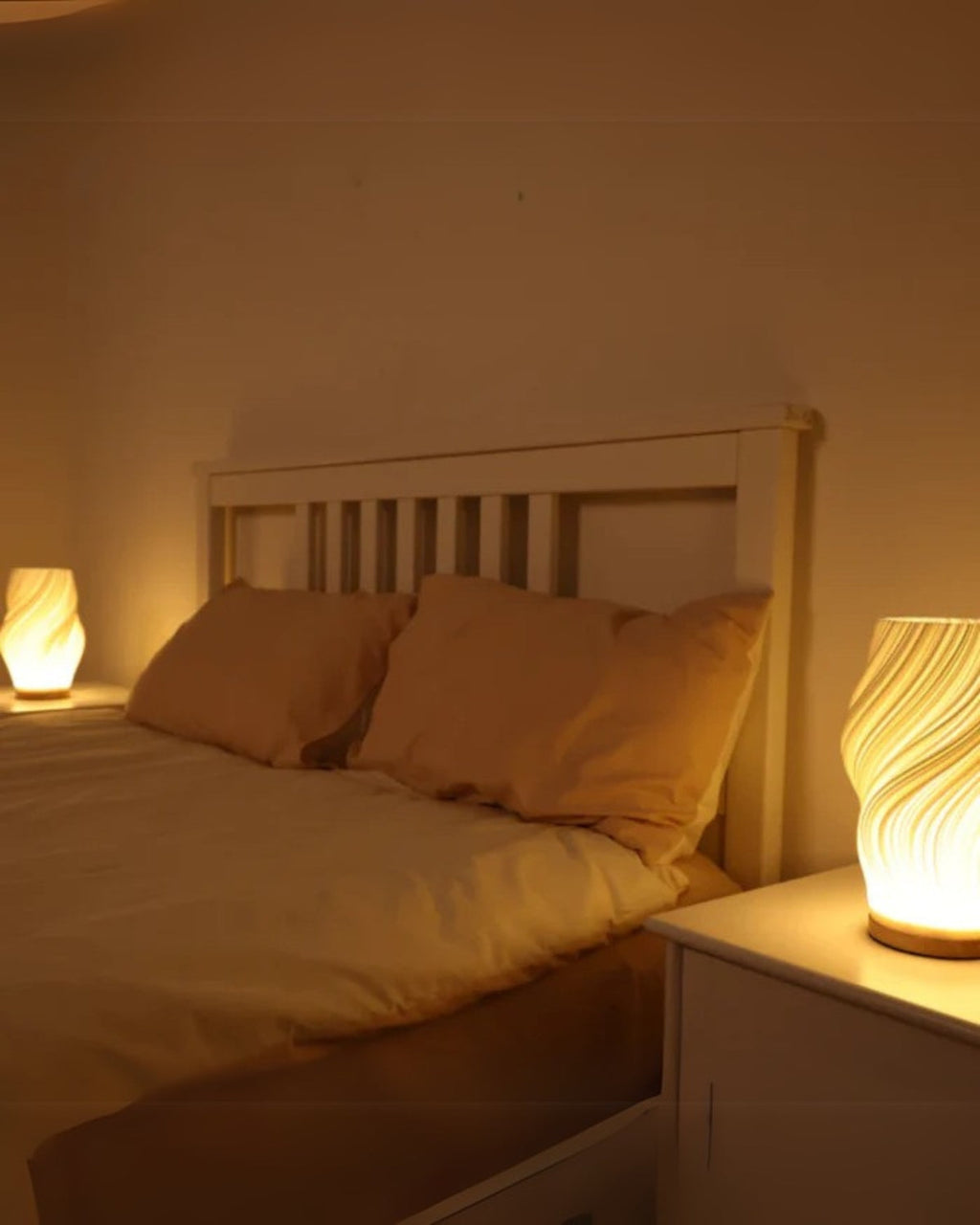 Bordlampe - Skulpturelt Design - 3D Printet