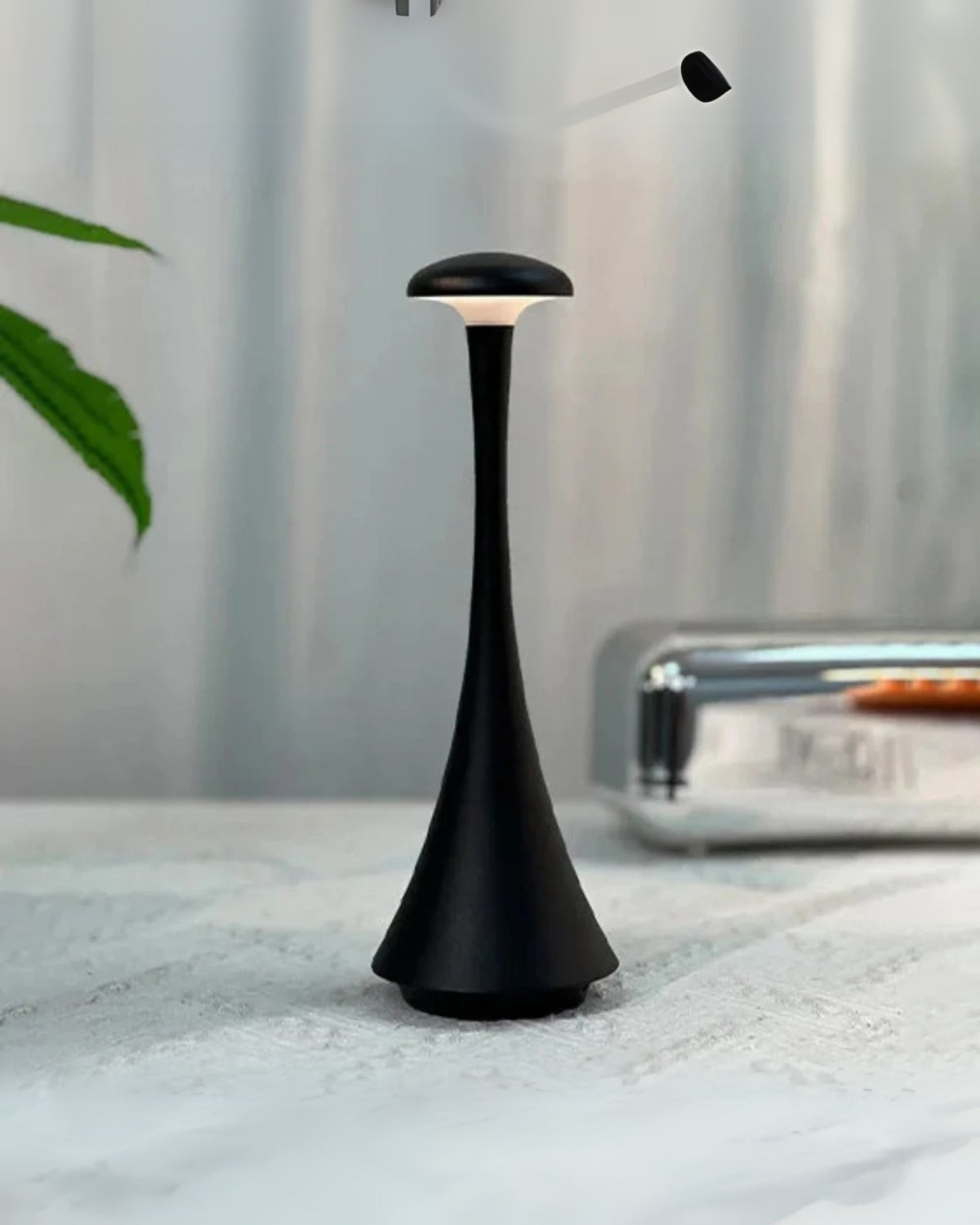 Bordlampe - Svampedesign - Berøringsstyring