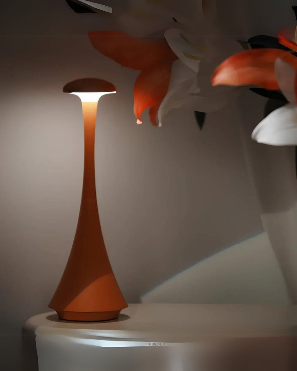 Bordlampe - Svampedesign - Berøringsstyring