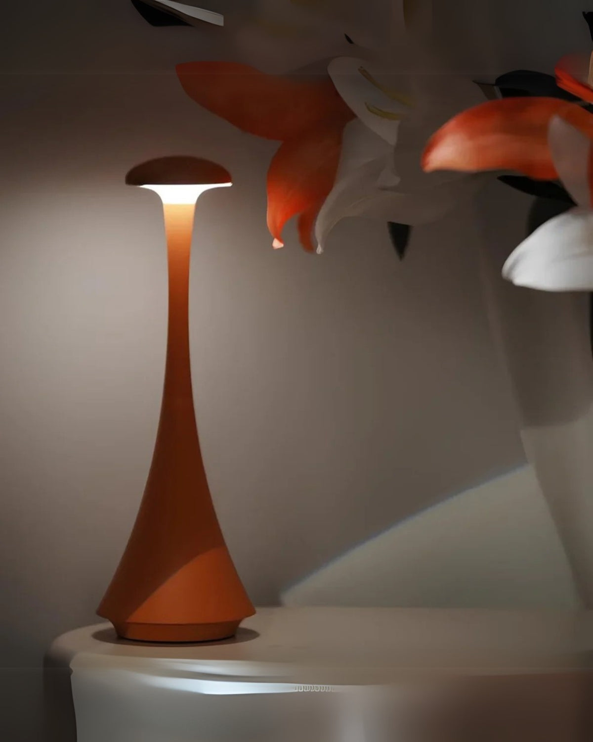 Bordlampe - Svampedesign - Berøringsstyring