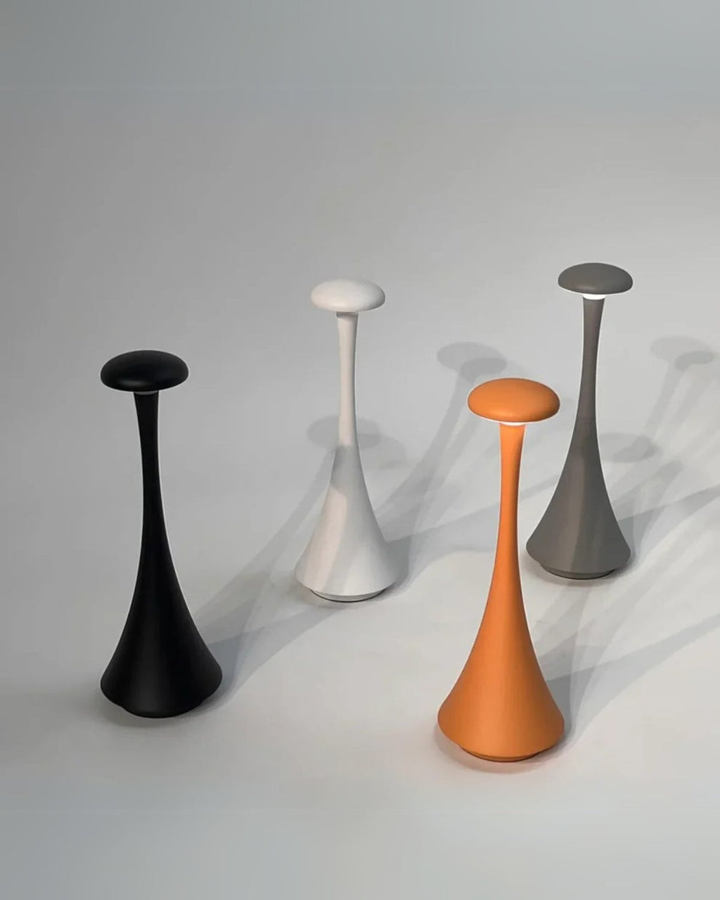 Bordlampe - Svampedesign - Berøringsstyring