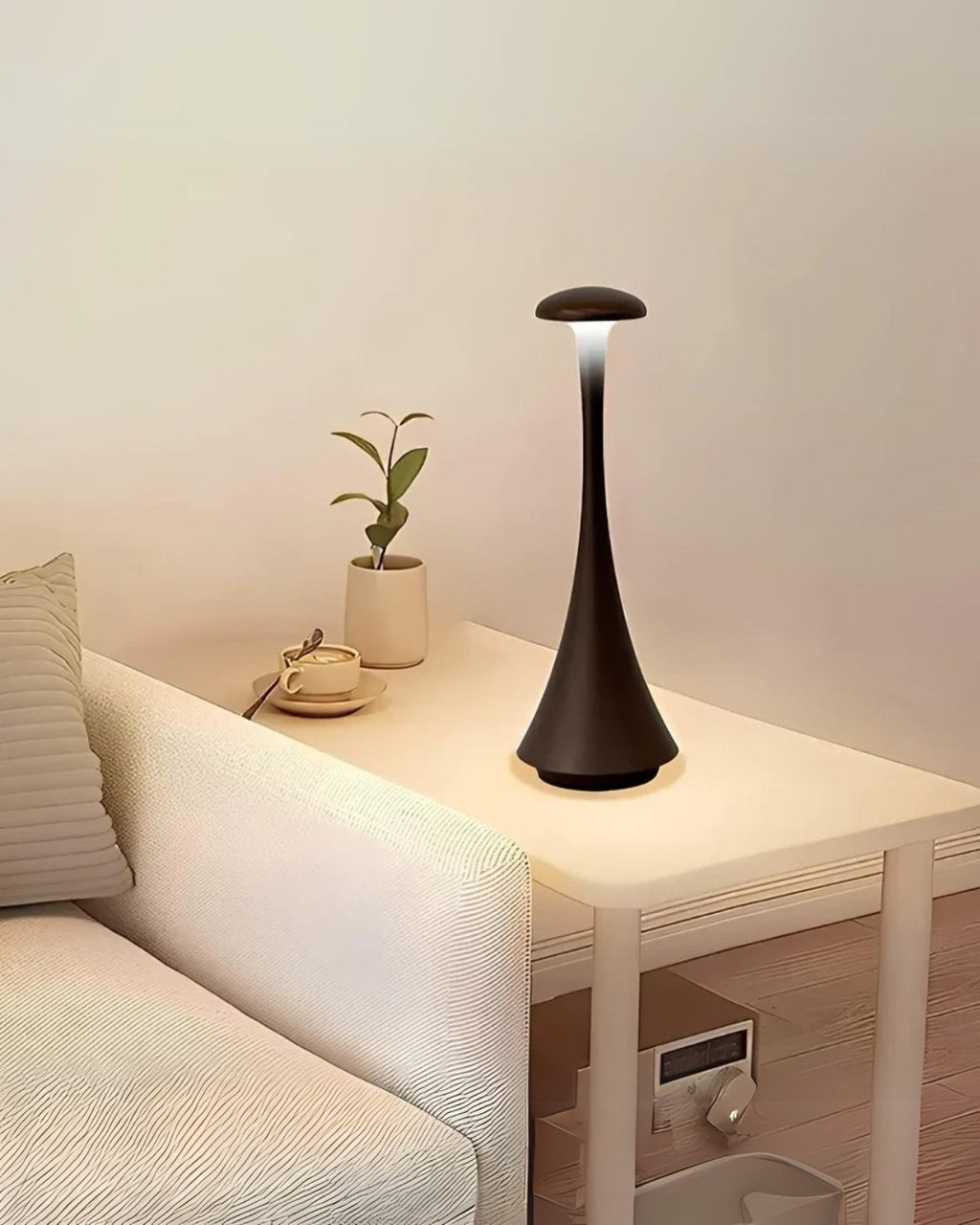 Bordlampe - Svampedesign - Berøringsstyring