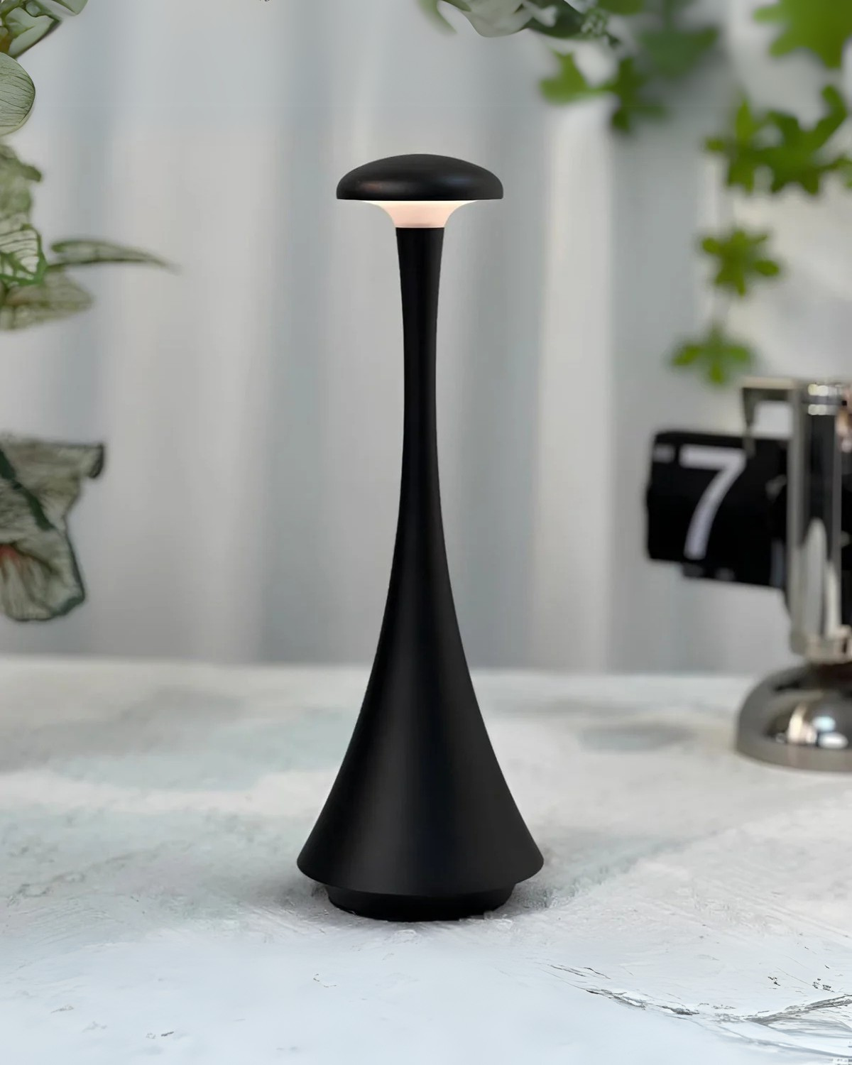 Bordlampe - Svampedesign - Berøringsstyring