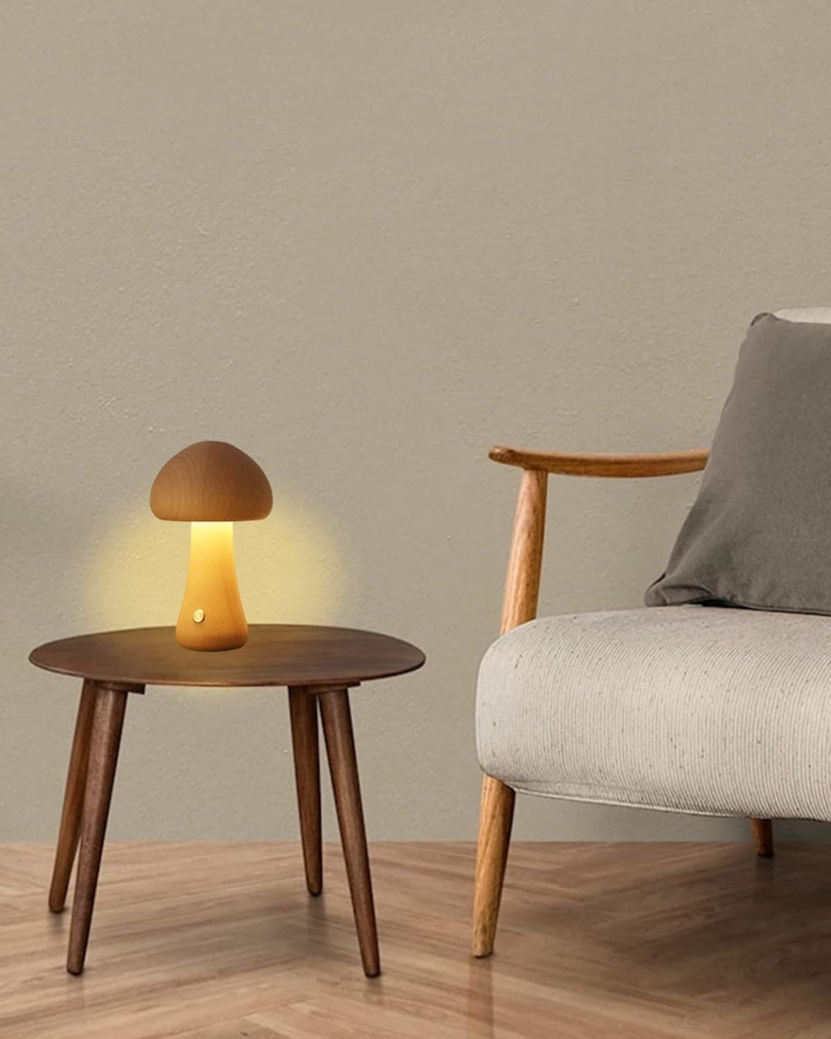 Bordlampe - Svampedesign - Stemningsbelysning