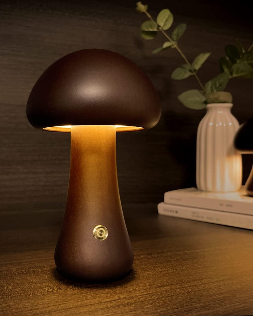 Bordlampe - Svampedesign - Stemningsbelysning