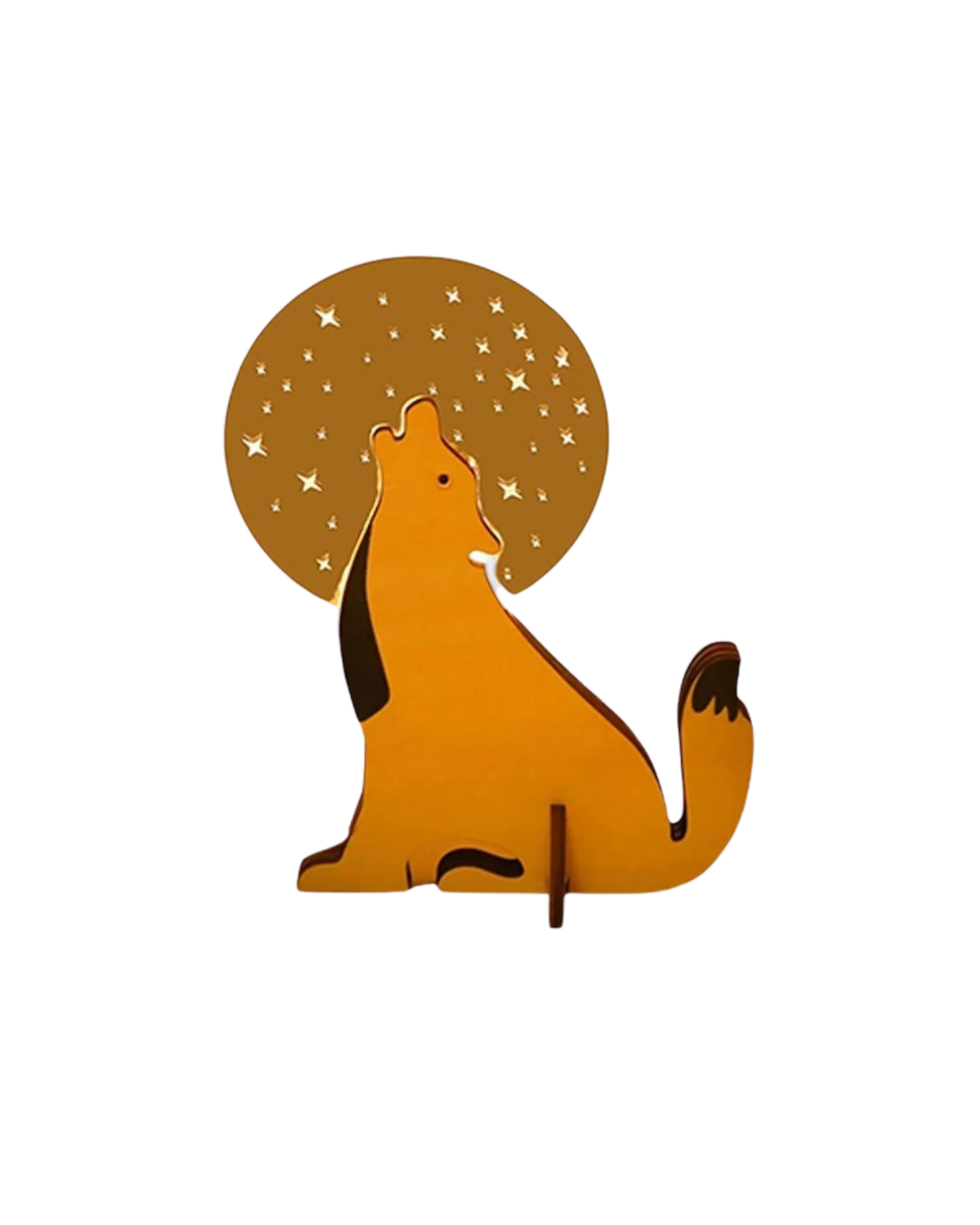 Bordlampe - Trædesign - Fugleform