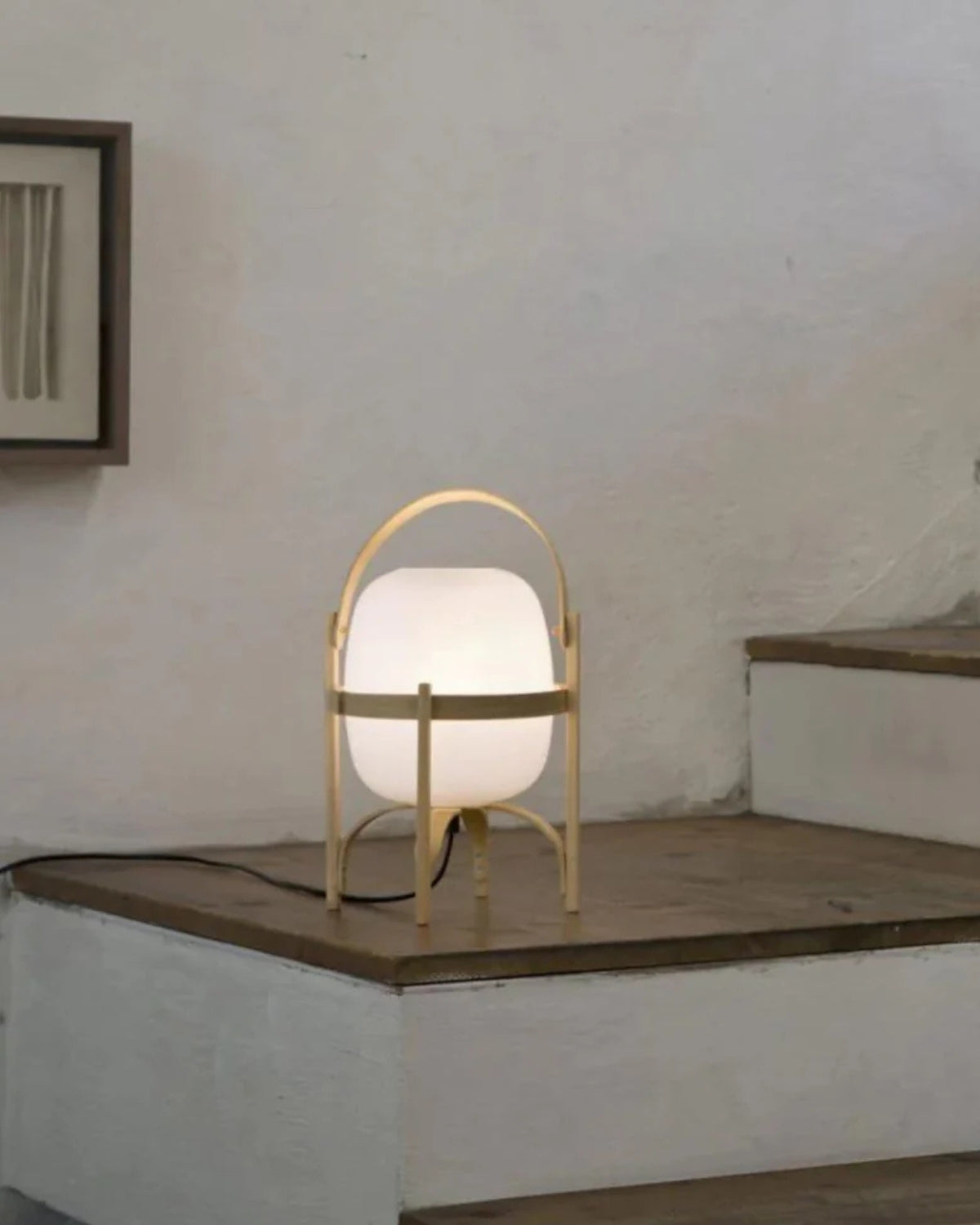 Bordlampe - Vintage Design - Glaslampe