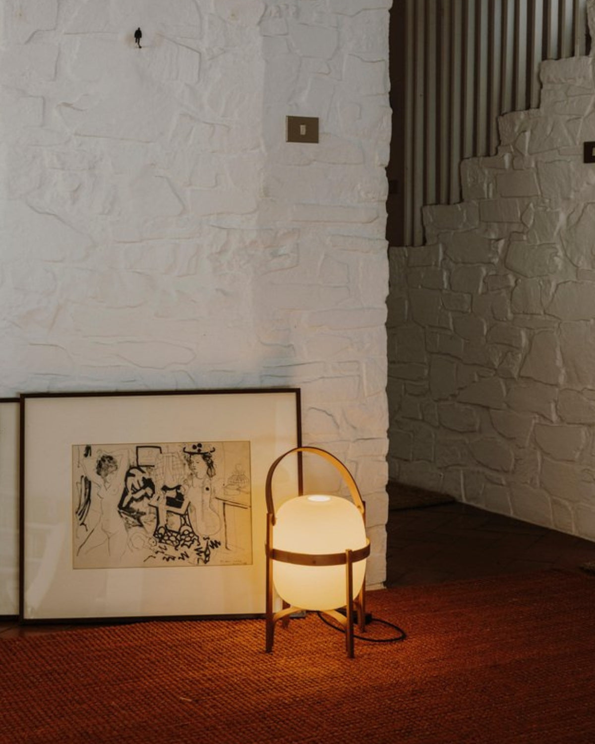 Bordlampe - Vintage Design - Glaslampe