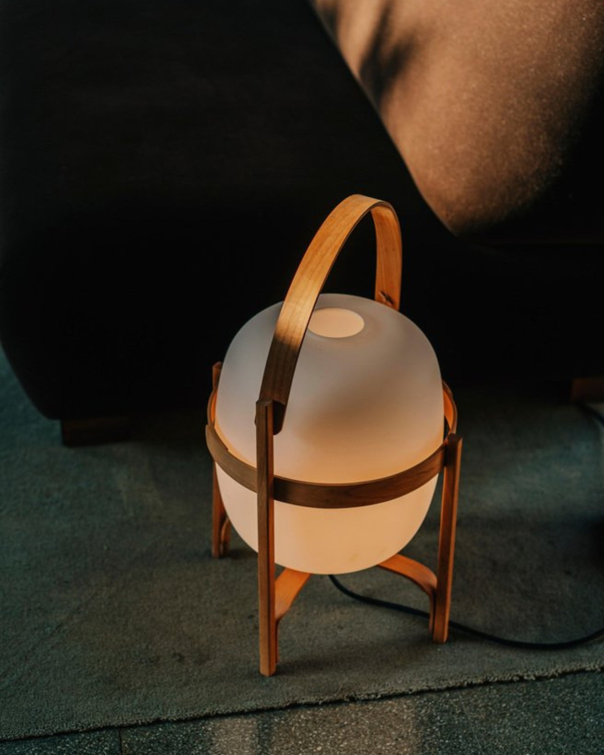 Bordlampe - Vintage Design - Glaslampe