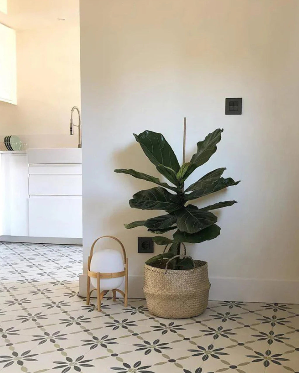 Bordlampe - Vintage Design - Glaslampe