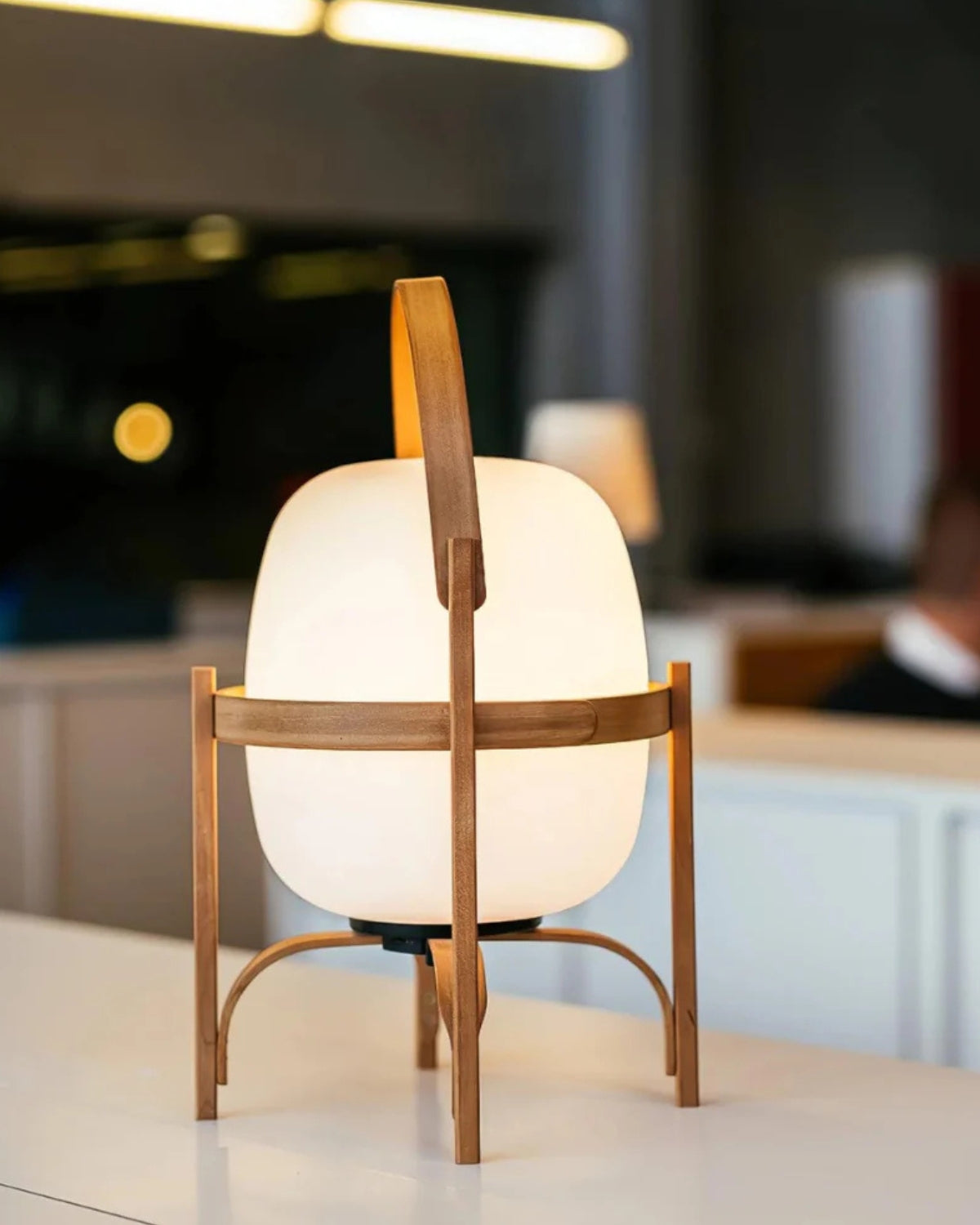 Bordlampe - Vintage Design - Glaslampe