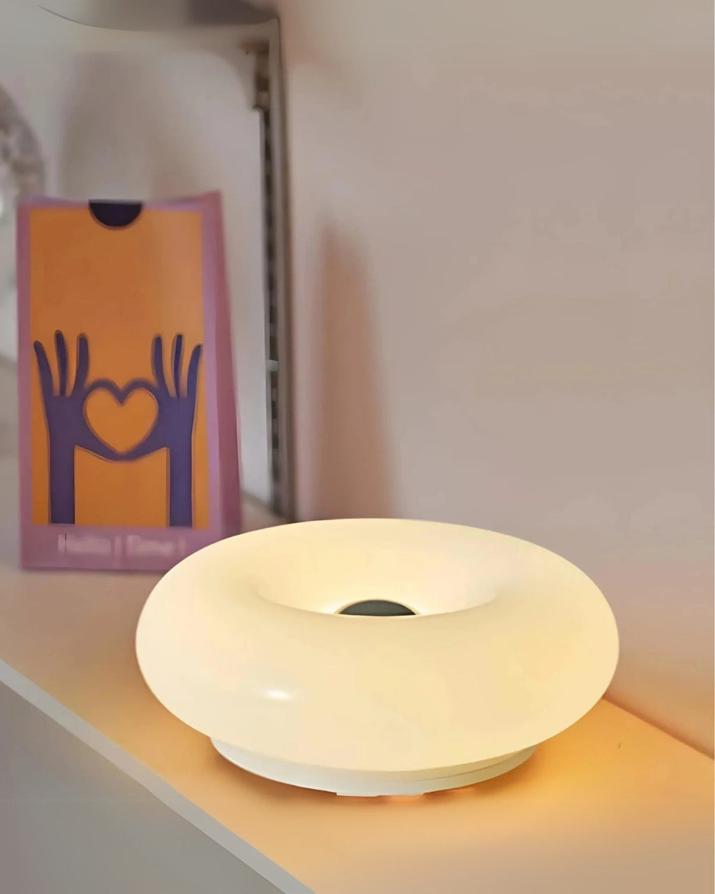 Bordlampe - Donutformet - Touch betjening