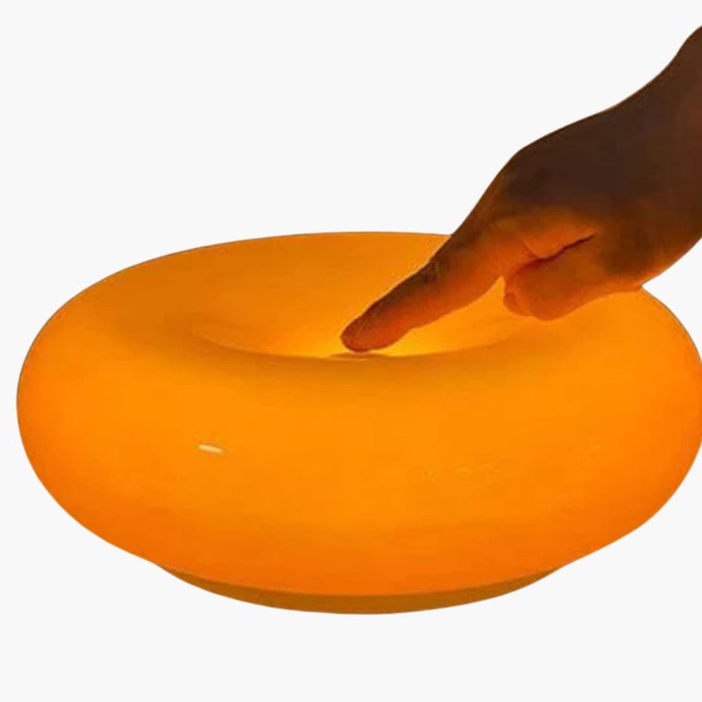 Bordlampe - Donutformet - Touch betjening