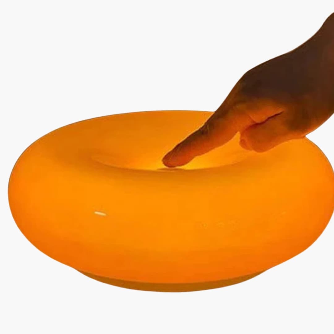 Bordlampe - Donutformet - Touch betjening