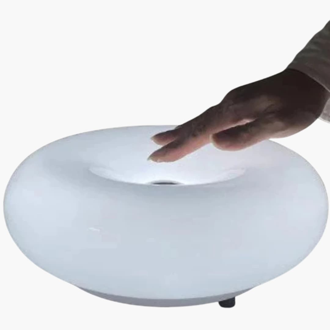 Bordlampe - Donutformet - Touch betjening