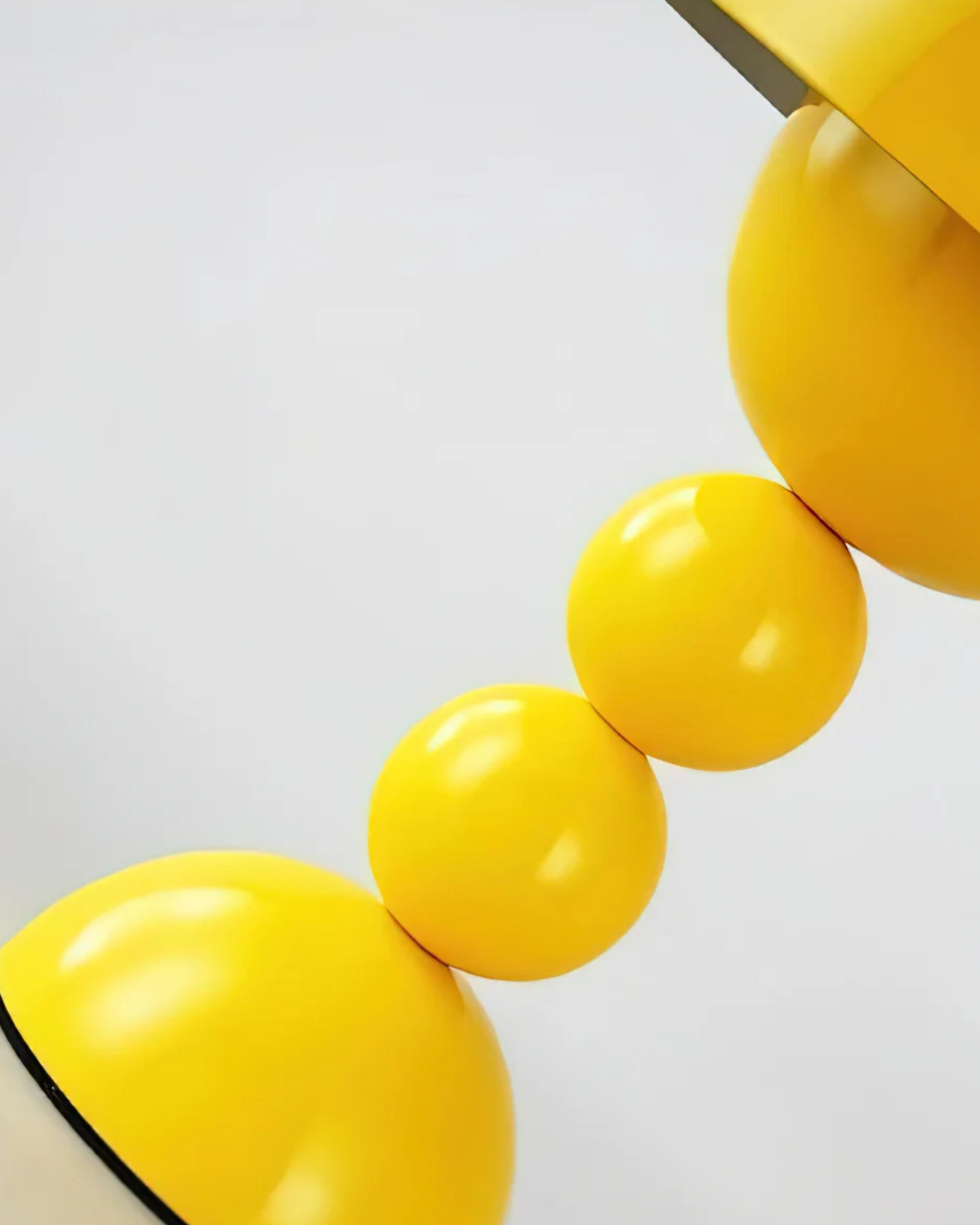 Bordlampe - Blank finish - Sfærisk søjle