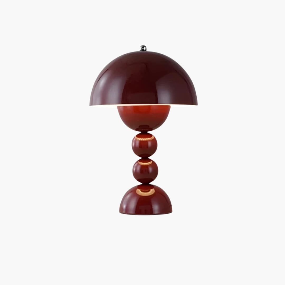 Bordlampe - Blank finish - Sfærisk søjle