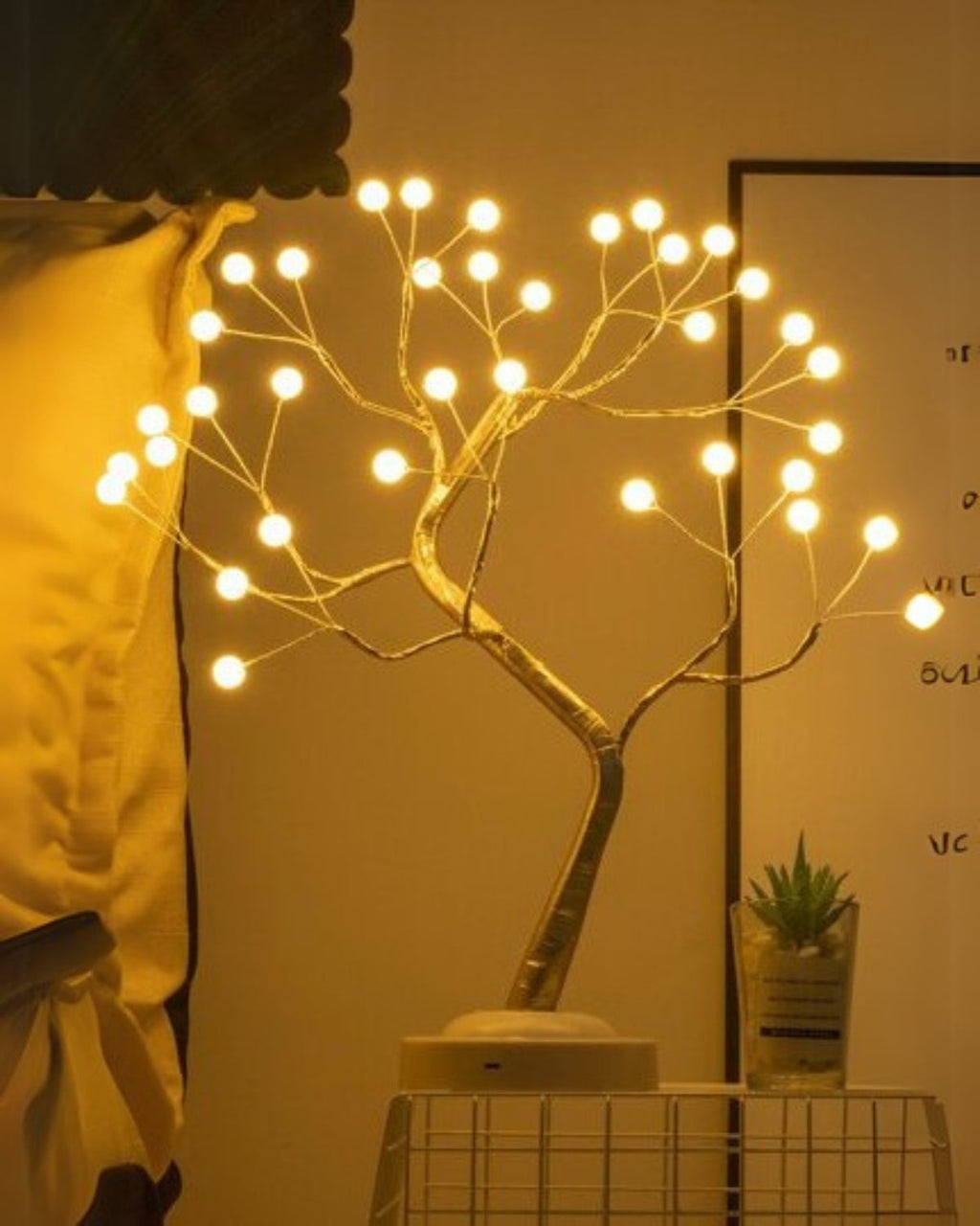 Dekorativ lampe – blomsterdesign – LED-belysning