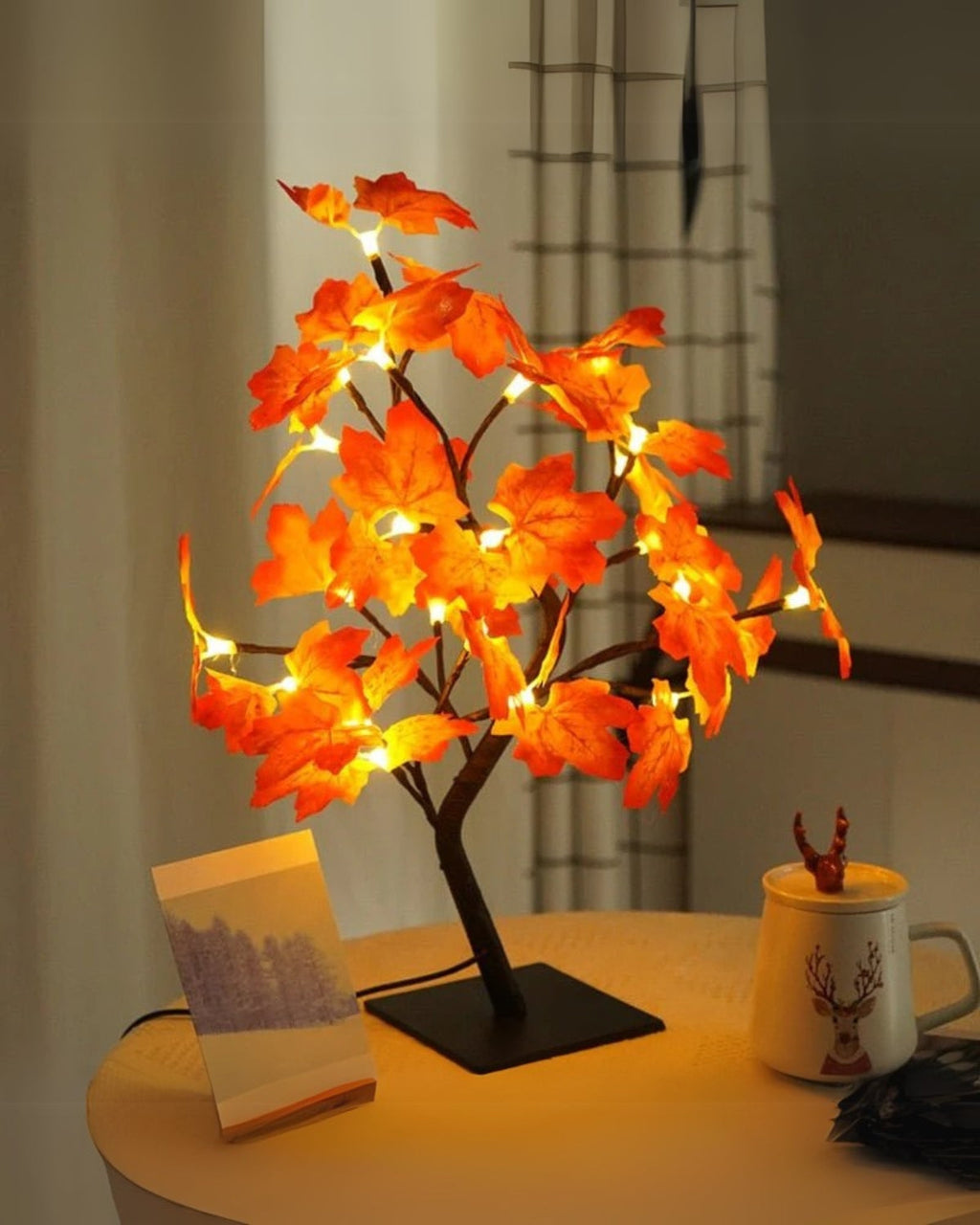 Dekorativ lampe – blomsterdesign – LED-belysning