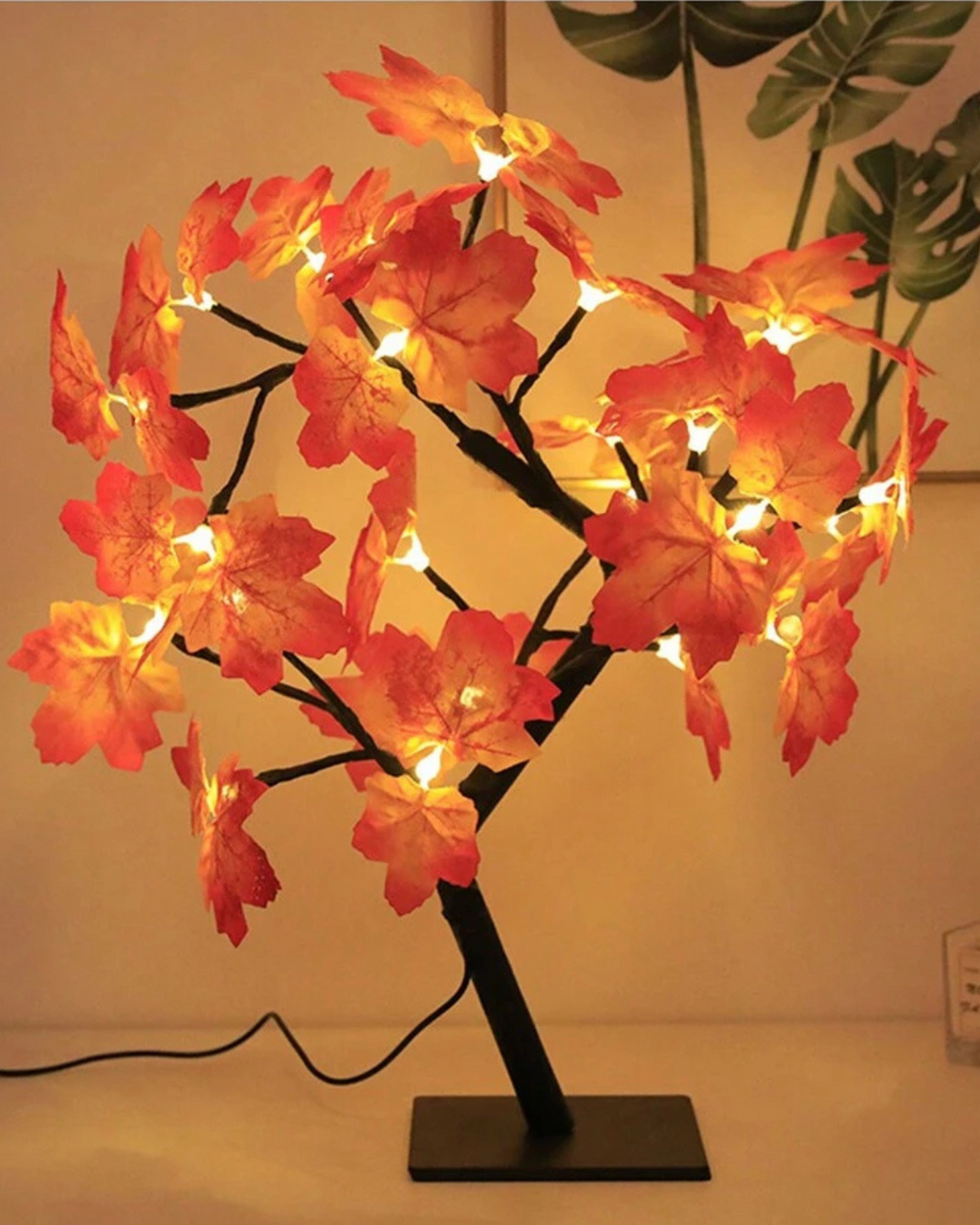 Dekorativ lampe – blomsterdesign – LED-belysning