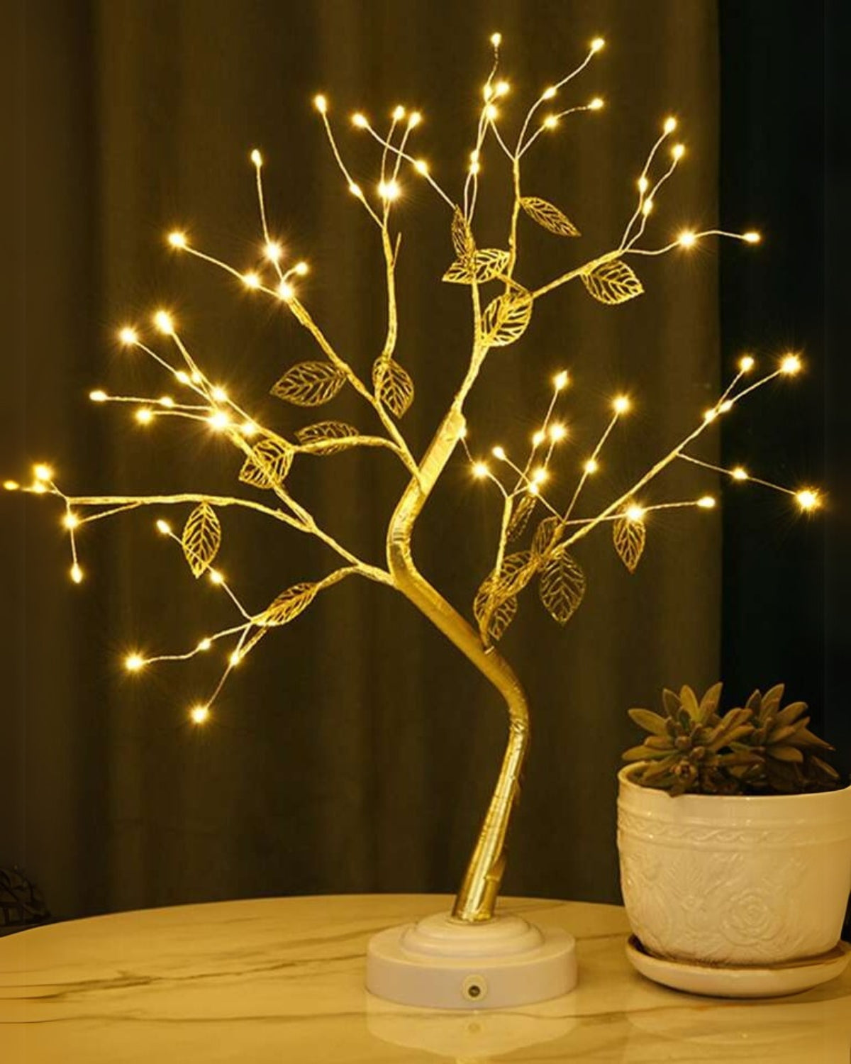 Dekorativ lampe – blomsterdesign – LED-belysning