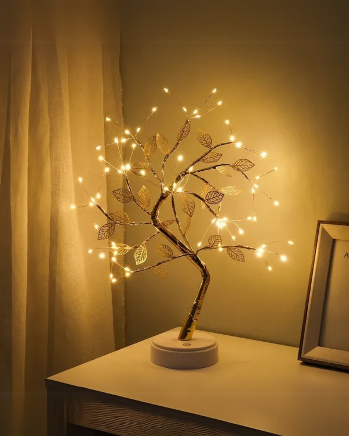 Dekorativ lampe – blomsterdesign – LED-belysning