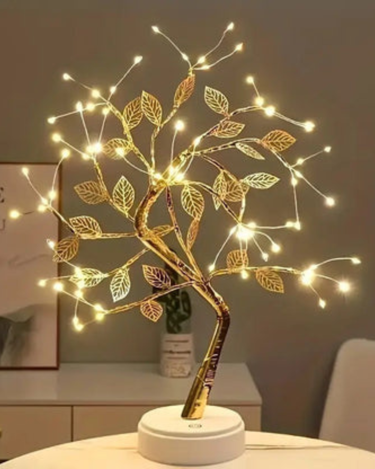 Dekorativ lampe – blomsterdesign – LED-belysning